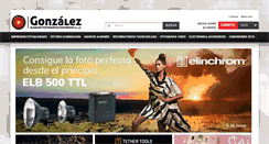 Desktop Screenshot of gonzalezalmacen.com